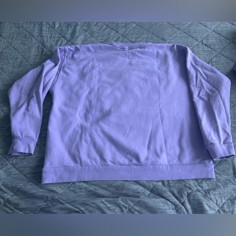 Levi’s Purple Floral Peace Crewneck Sweater - Picture 6 of 12